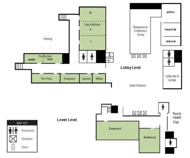 Congress of Gamers Summer Session Floor Plans